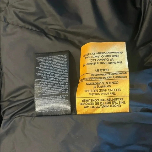 The North Face Black Puffer Jacket Women’s Size 3 X Slim Fit NWT - Picture 7 of 9